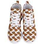 Biscuits Photo Motif Pattern Women s Lightweight High Top Sneakers