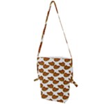 Biscuits Photo Motif Pattern Folding Shoulder Bag