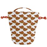 Biscuits Photo Motif Pattern Drawstring Bucket Bag