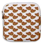 Biscuits Photo Motif Pattern Mini Square Pouch