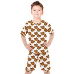 Biscuits Photo Motif Pattern Kids  Tee and Shorts Set