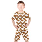 Biscuits Photo Motif Pattern Kids  Tee and Shorts Set