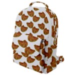 Biscuits Photo Motif Pattern Flap Pocket Backpack (Small)