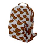 Biscuits Photo Motif Pattern Flap Pocket Backpack (Large)