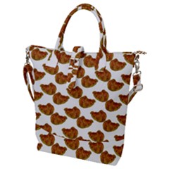 Buckle Top Tote Bag 