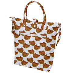 Buckle Top Tote Bag 