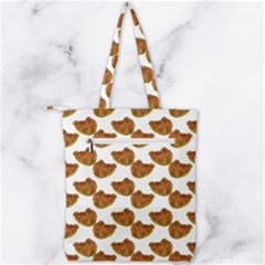 Double Zip Up Tote Bag 
