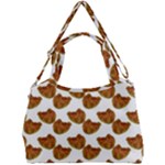 Biscuits Photo Motif Pattern Double Compartment Shoulder Bag