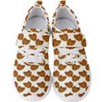 Biscuits Photo Motif Pattern Men s Velcro Strap Shoes