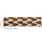 Biscuits Photo Motif Pattern Roll Up Canvas Pencil Holder (L)