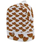 Biscuits Photo Motif Pattern Zip Bottom Backpack