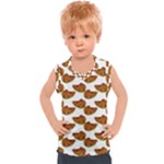 Biscuits Photo Motif Pattern Kids  Sport Tank Top