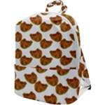 Biscuits Photo Motif Pattern Zip Up Backpack