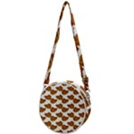 Biscuits Photo Motif Pattern Crossbody Circle Bag