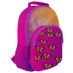 Rounded Multi Pocket Backpack 