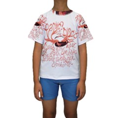 Kids  Short Sleeve Swimwear 