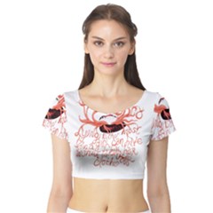 Short Sleeve Crop Top 