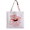 Zipper Grocery Tote Bag 