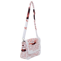 Shoulder Bag with Back Zipper 