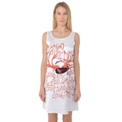Sleeveless Satin Nightdress 