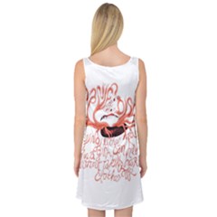 Sleeveless Satin Nightdress Back Sleeveless Satin Nightdress Back