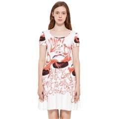 Inside Out Cap Sleeve Dress 