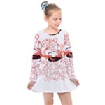 Panic At The Disco - Lying Is The Most Fun A Girl Have Without Taking Her Clothes Kids  Long Sleeve Dress