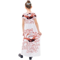 Kids  Short Sleeve Maxi Dress 