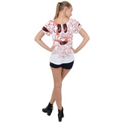 Ruffle Collar Chiffon Blouse 