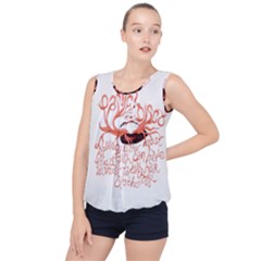 Bubble Hem Chiffon Tank Top 