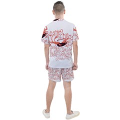 Men s Mesh T-Shirt and Shorts Set 