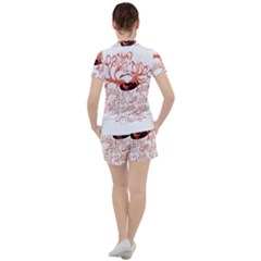 Women s Mesh T-Shirt and Shorts Set 