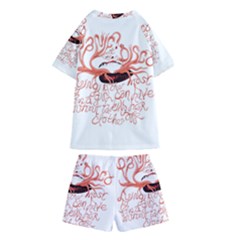Kids  Swim T-Shirt and Shorts Set 