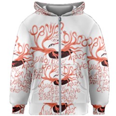 Kids  Zipper Hoodie Without Drawstring 