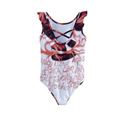 Kids  Frill Swimsuit 