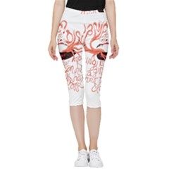 Inside Out Lightweight Velour Capri Leggings  
