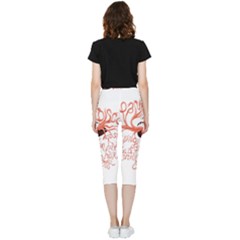 Inside Out Lightweight Velour Capri Leggings  