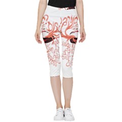 Inside Out Lightweight Velour Capri Leggings  