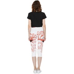 Inside Out Lightweight Velour Capri Leggings  