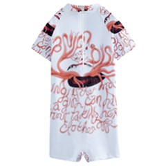 Kids  Boyleg Half Suit Swimwear 