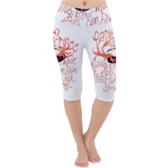 Lightweight Velour Cropped Yoga Leggings 