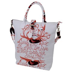 Buckle Top Tote Bag 