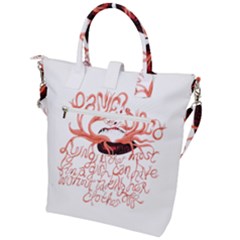 Buckle Top Tote Bag 