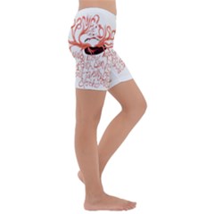 Kids  Lightweight Velour Capri Yoga Leggings 