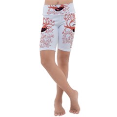 Kids  Lightweight Velour Cropped Yoga Leggings 