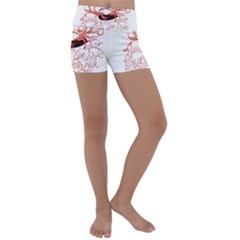 Kids  Lightweight Velour Yoga Shorts 