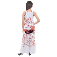 Sleeveless Velour Maxi Dress 