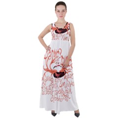 Empire Waist Velour Maxi Dress 