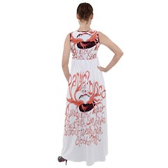 Empire Waist Velour Maxi Dress 