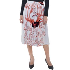 Classic Velour Midi Skirt  